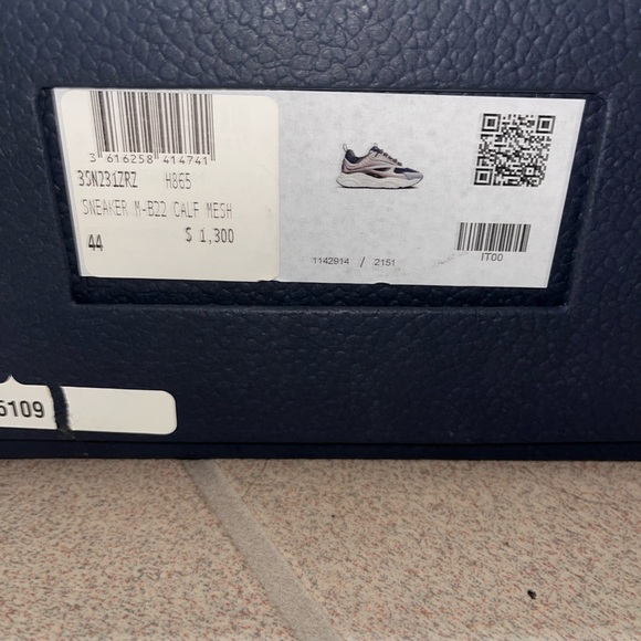 DIOR B22 BLACK/WHITE/BLUE - Picture 11 of 14